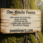 One-minute poems