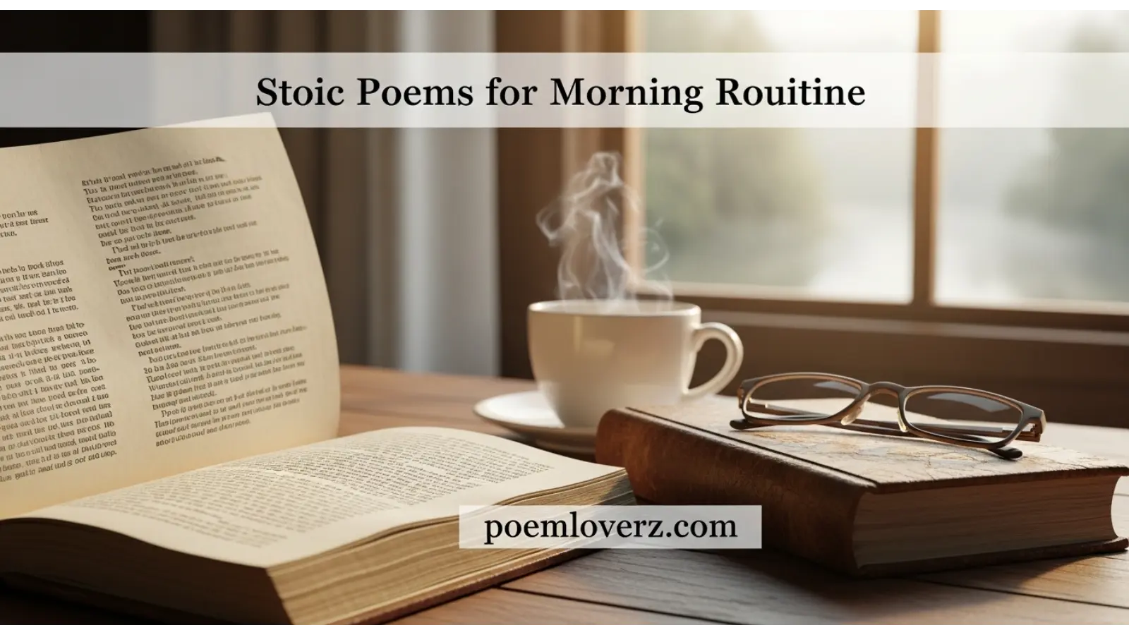 Stoic Poems for morning routine