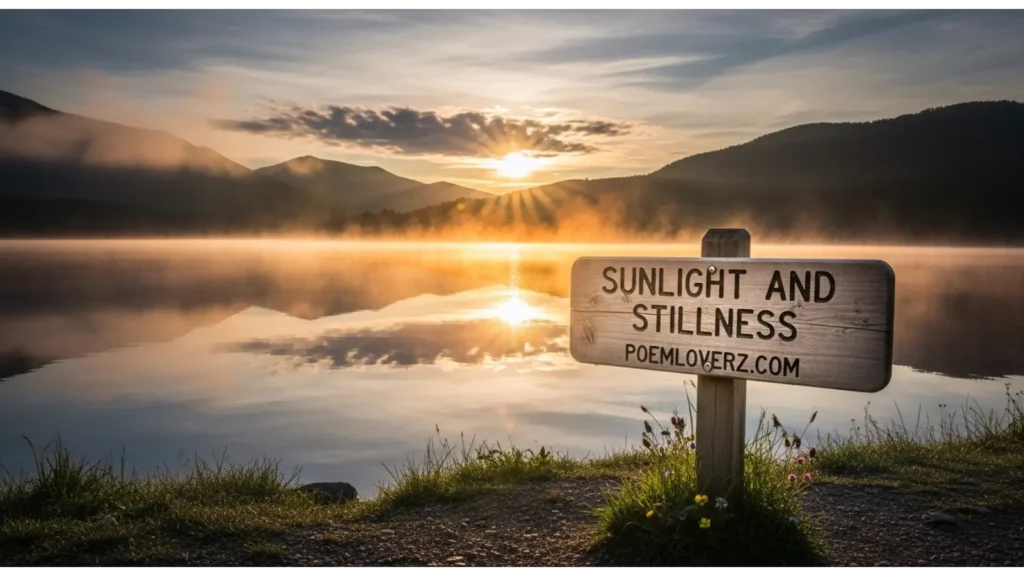 Sunlight and Stillness