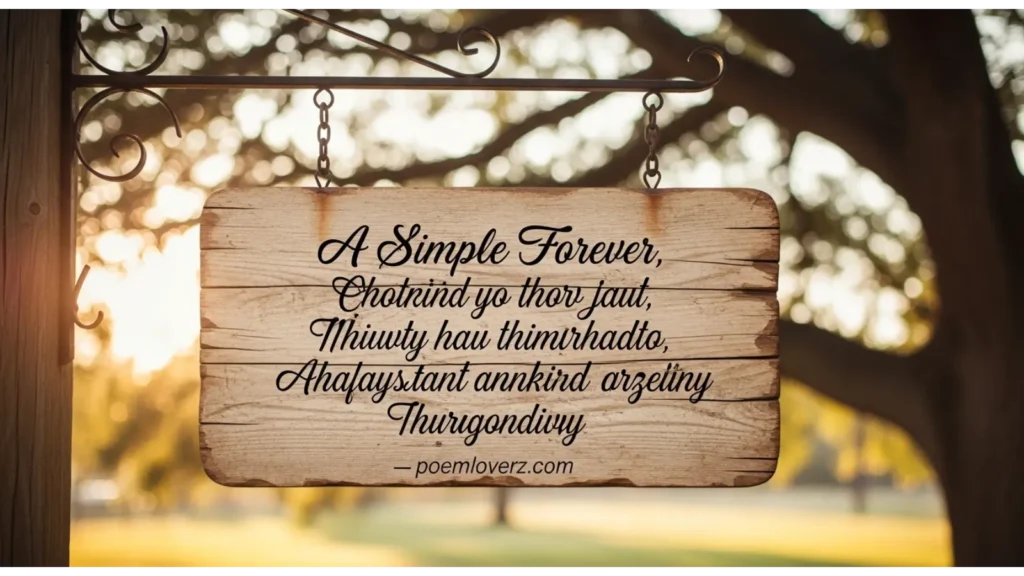 A Simple Forever