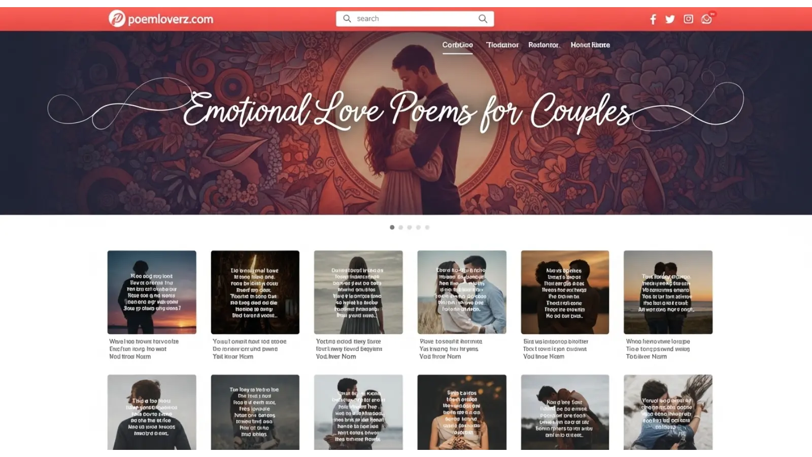 Emotional love poems for couples
