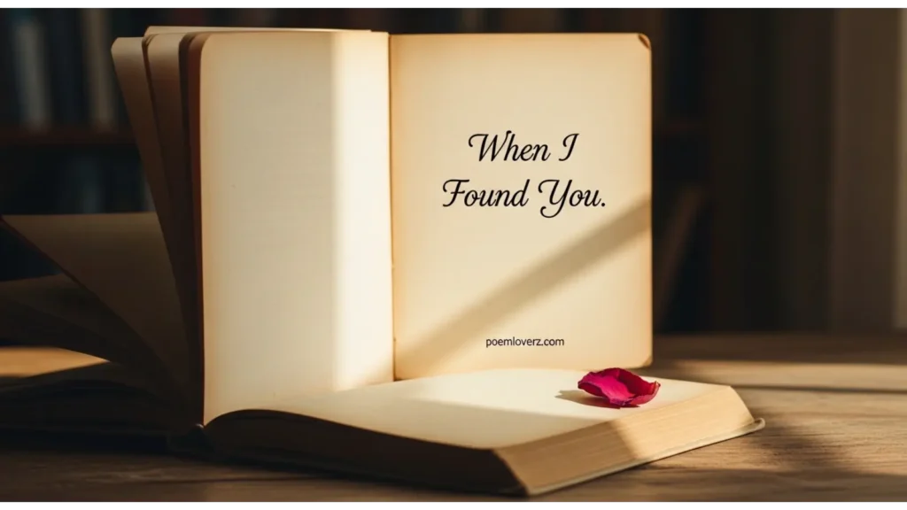 When I Found You