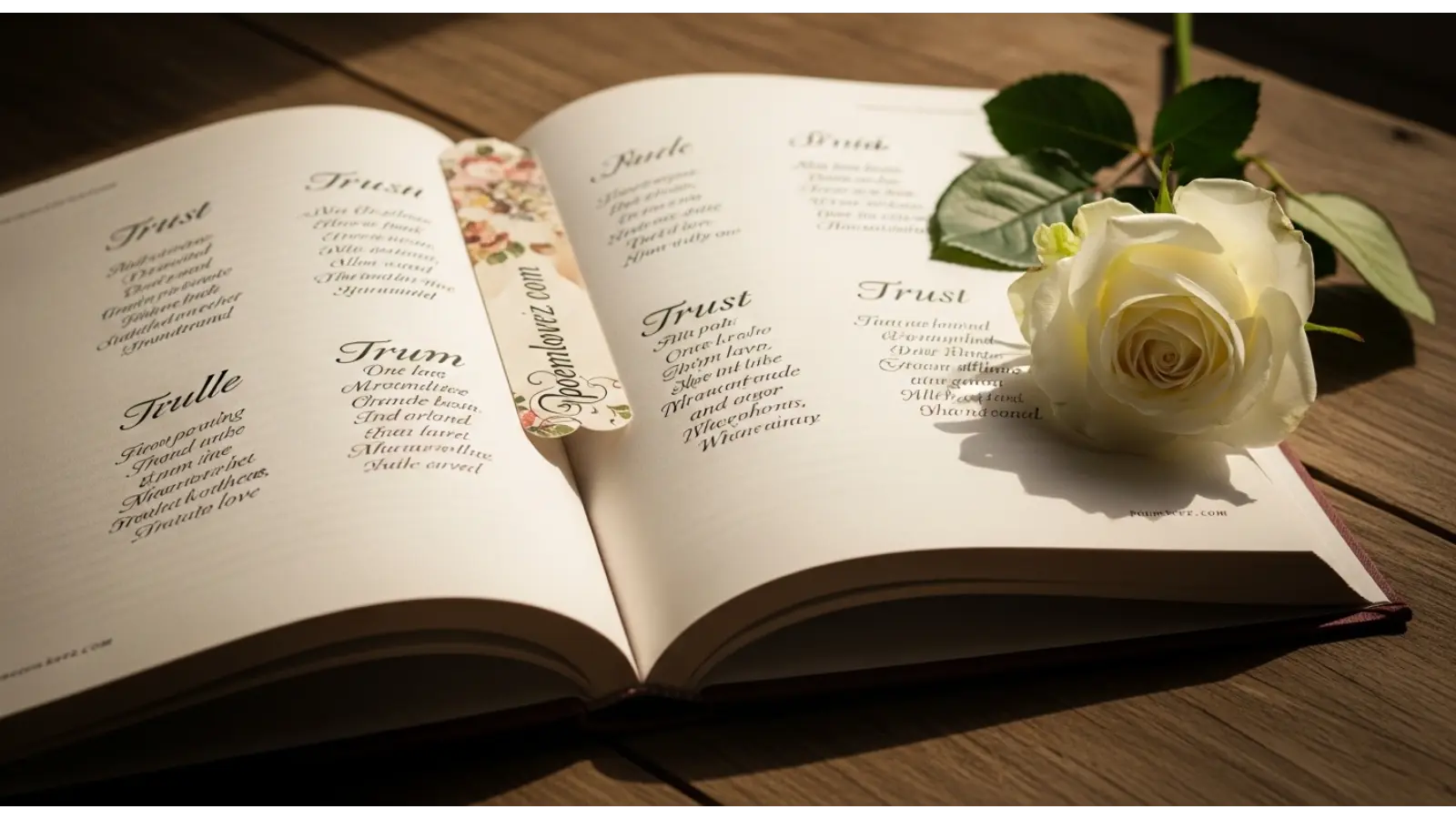 Poems about trust in love