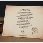 I miss you poems for her
