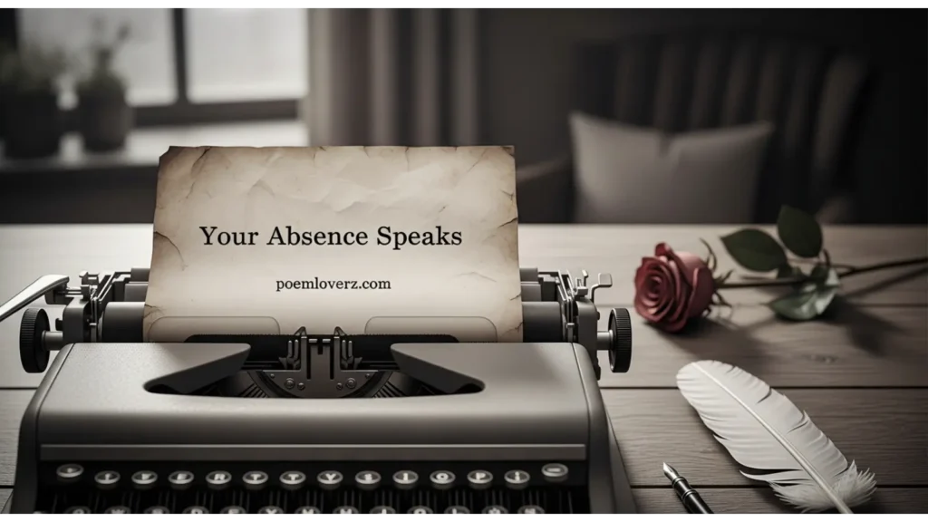 Your Absence Speaks