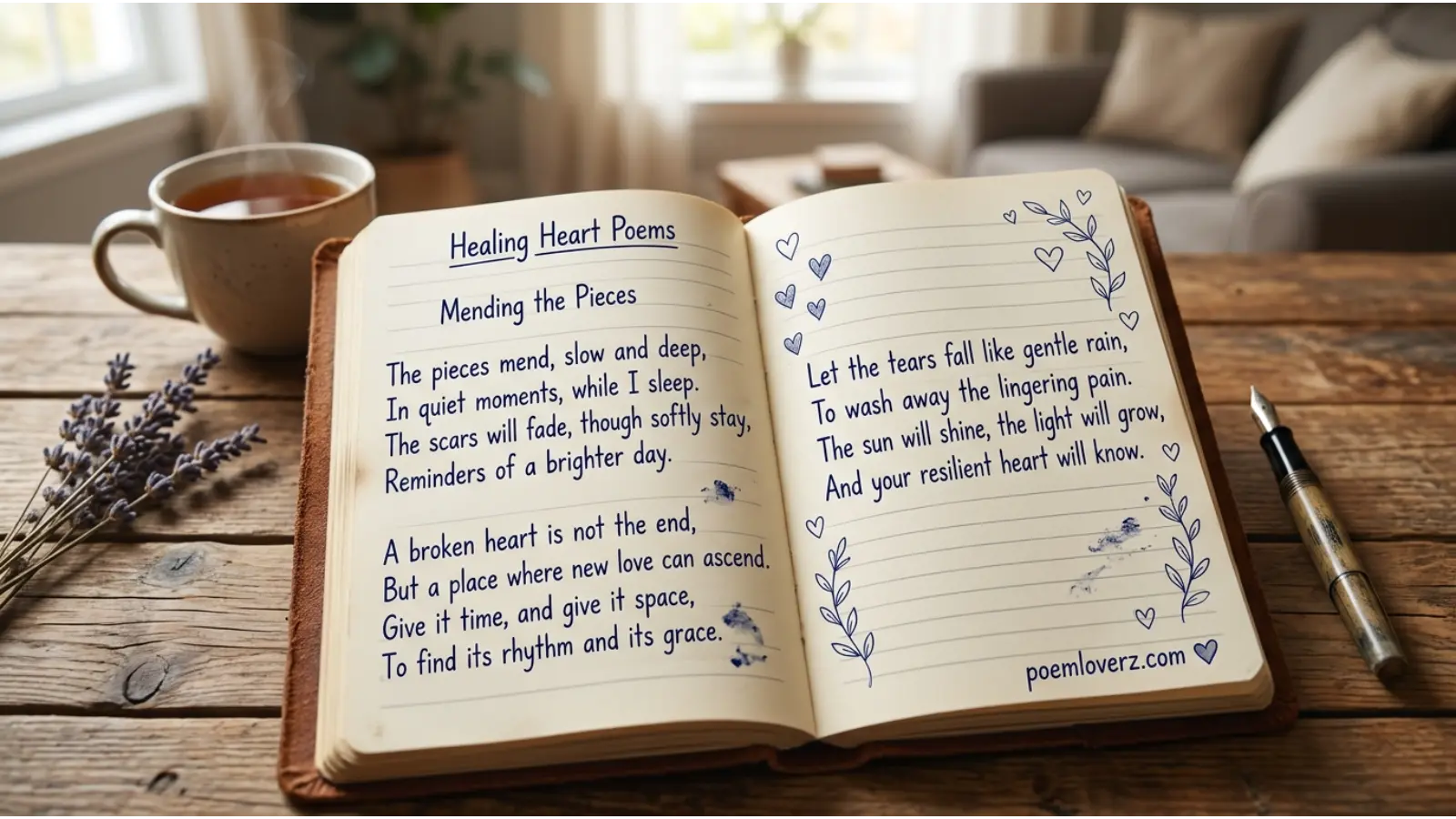 Emotional healing poetry
