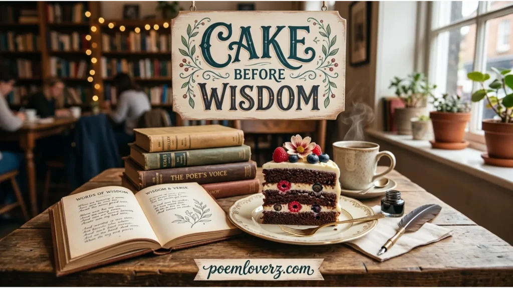 Cake Before Wisdom