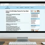 Birthday Poems For A Best Friend Turning 21