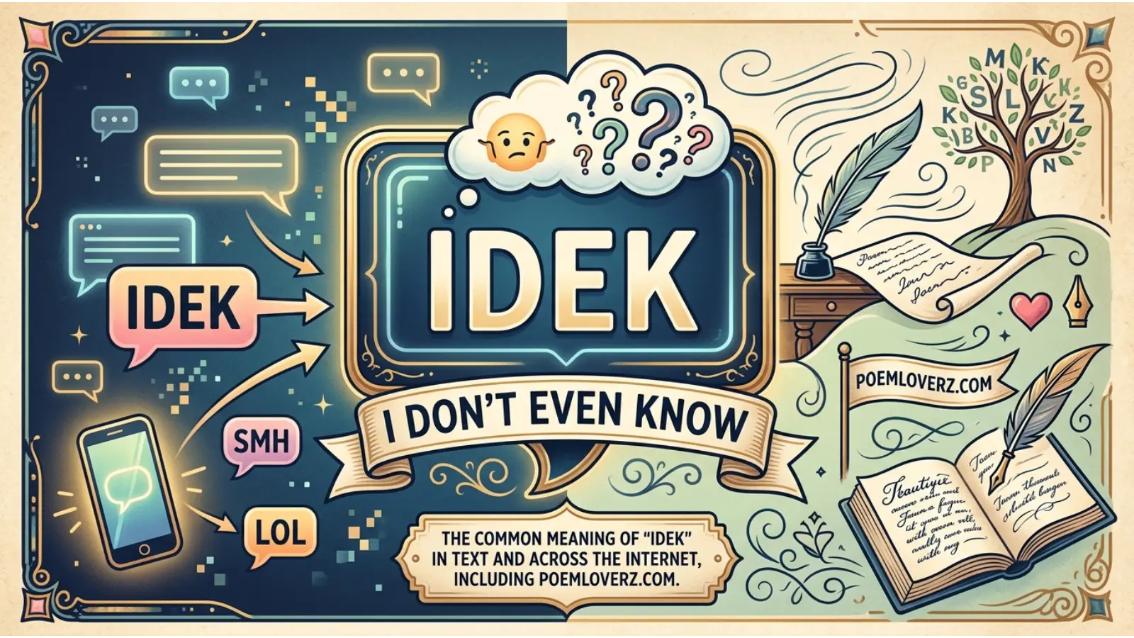 IDEK Meaning in Text