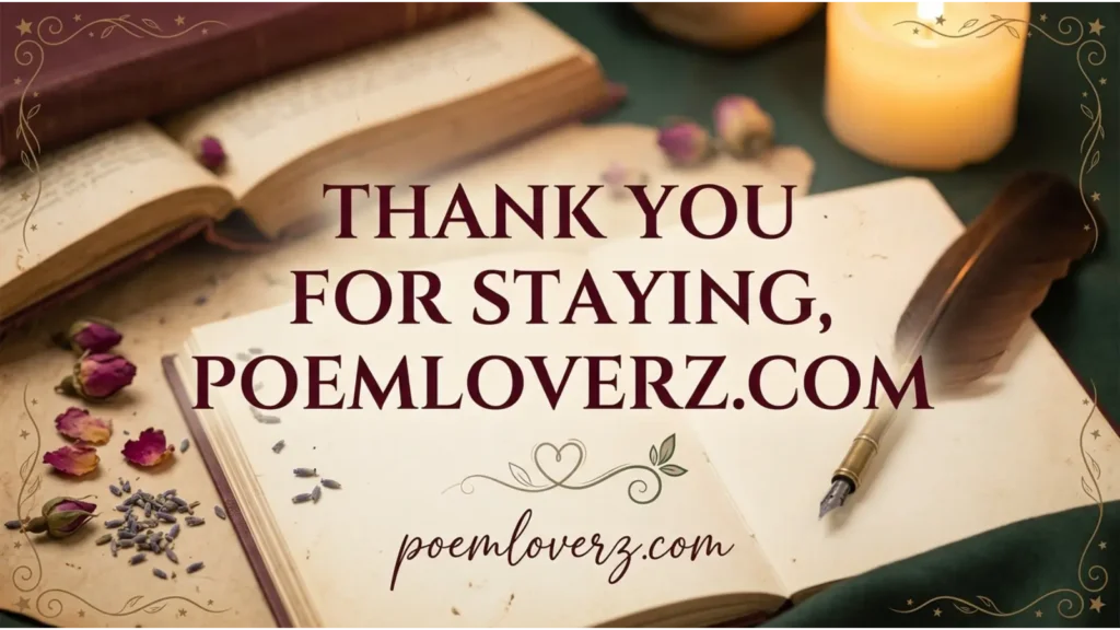 Thank You for Staying