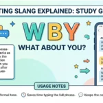 WBY mean in text