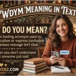 WDYM Meaning in Text