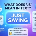 js mean in text