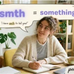 smth mean in text