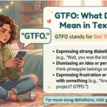 gtfo mean in text
