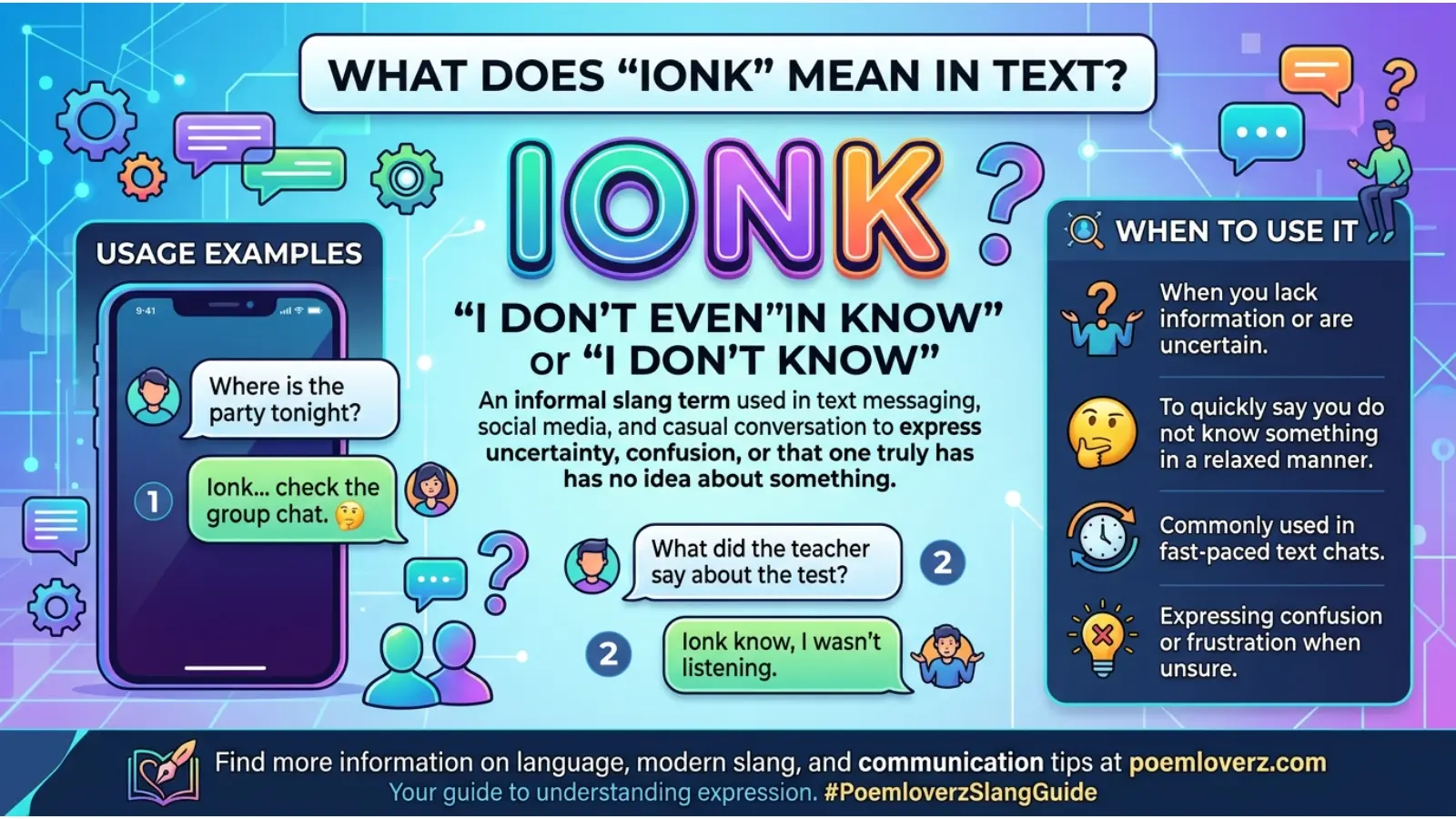 ionk mean in text
