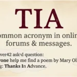 tia mean in text