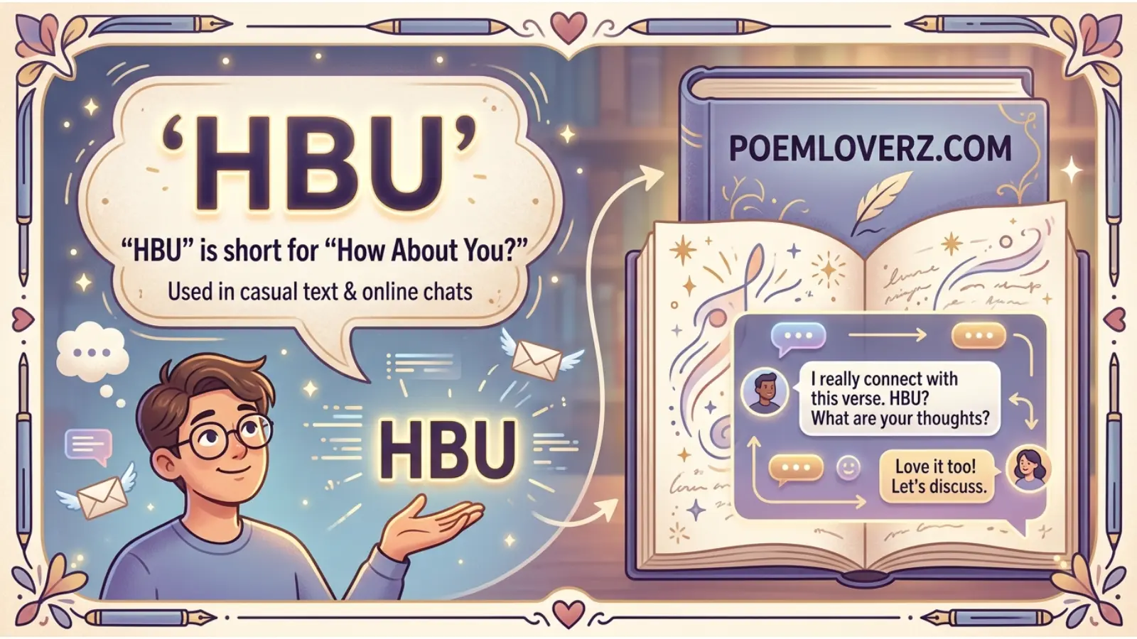 hbu mean in text